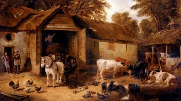ザ・ファームヤード3 ジョン・フレデリック・ヘリング・ジュニア馬 Oil Paintings